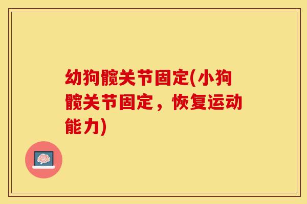 幼狗髋关节固定(小狗髋关节固定，恢复运动能力)