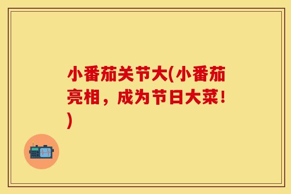 小番茄关节大(小番茄亮相，成为节日大菜！)