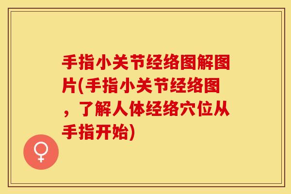 手指小关节经络图解图片(手指小关节经络图，了解人体经络穴位从手指开始)