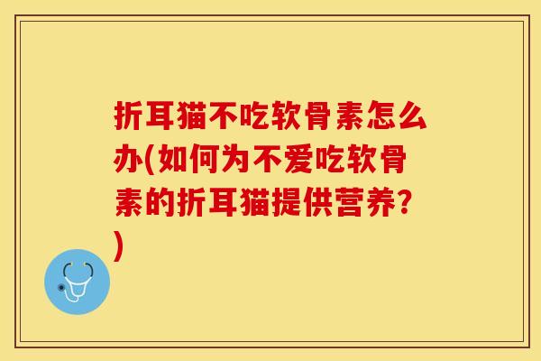 折耳猫不吃软骨素怎么办(如何为不爱吃软骨素的折耳猫提供营养？)
