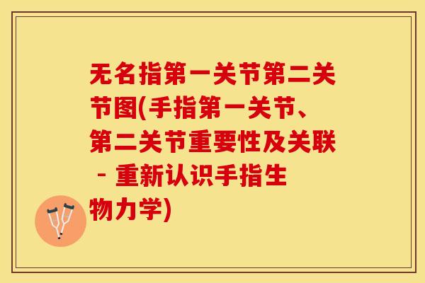 无名指第一关节第二关节图(手指第一关节、第二关节重要性及关联 - 重新认识手指生物力学)