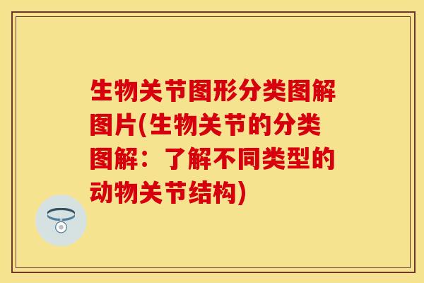 生物关节图形分类图解图片(生物关节的分类图解：了解不同类型的动物关节结构)