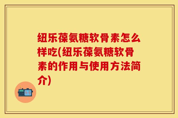 纽乐葆氨糖软骨素怎么样吃(纽乐葆氨糖软骨素的作用与使用方法简介)