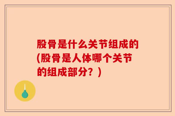 股骨是什么关节组成的(股骨是人体哪个关节的组成部分？)